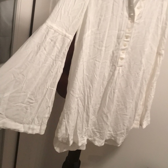 NWOT Free People Sz S Easy Girl bell sleeve tunic - Picture 5 of 8